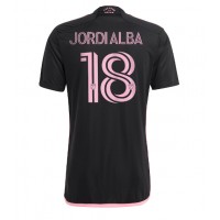 Koszulka piłkarska Inter Miami Jordi Alba #18 Strój wyjazdowy 2023-24 tanio Krótki Rękaw